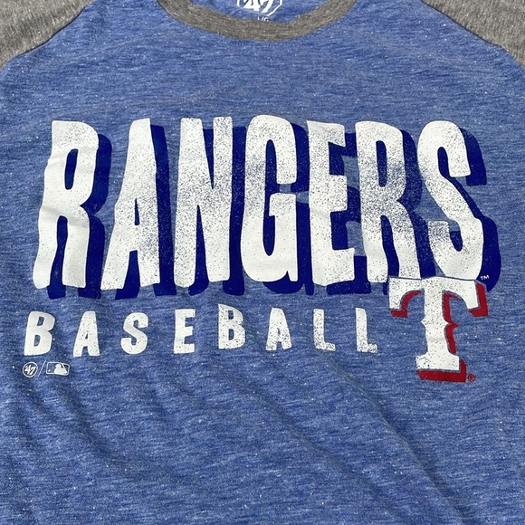 Women's ‘47 MLB Texas Rangers Baseball Short Sleeve Shirt Large - Picture 5 of 15